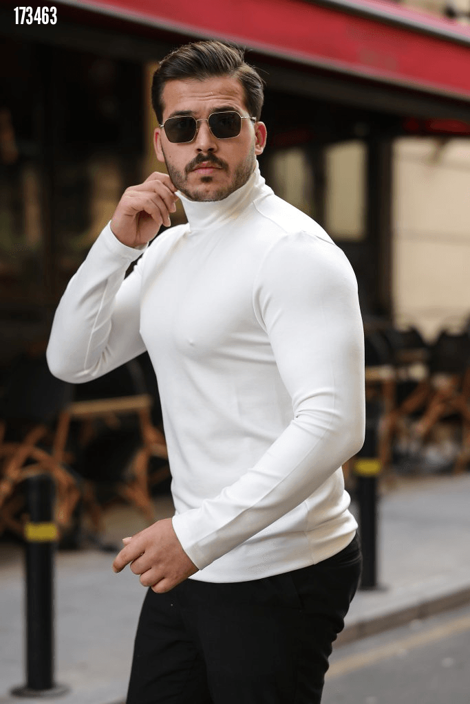 Erkek Trend Balıkçı Yaka Kazak