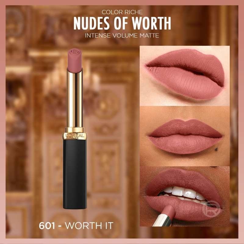 LOreal Paris Loreal Paris Color Riche Intense Volume Matte Ruj - 601 Nude