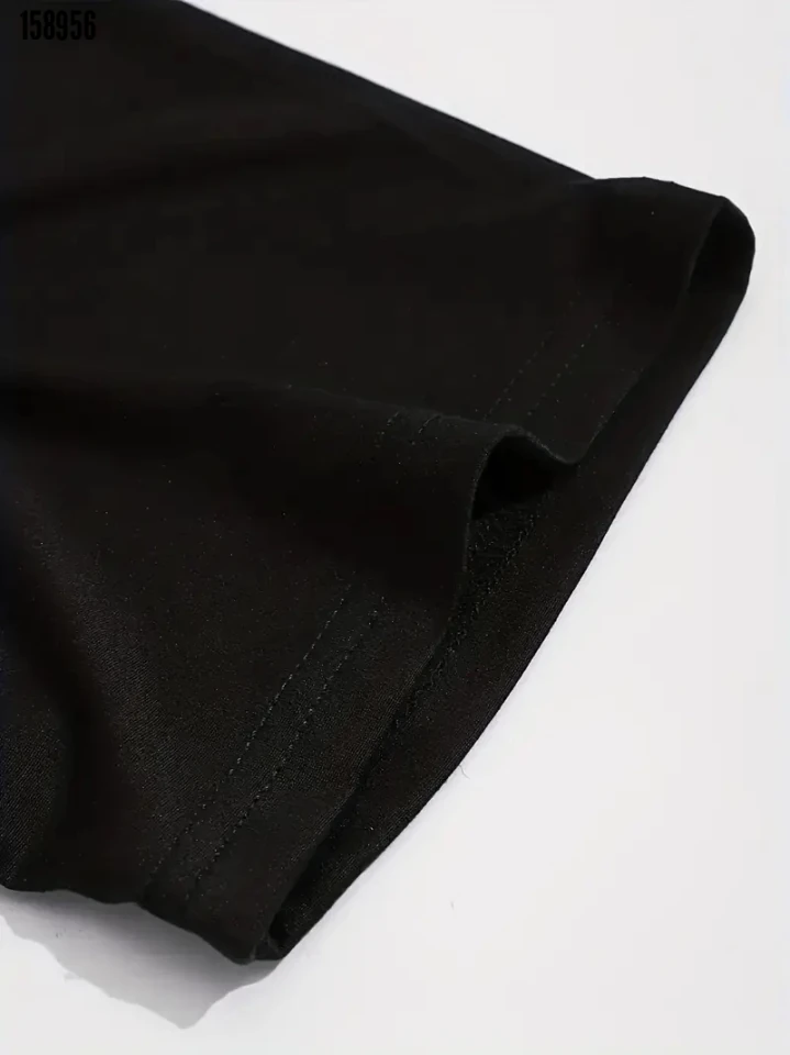 Baskılı Oversize Bisiklet Yaka T-shirt 