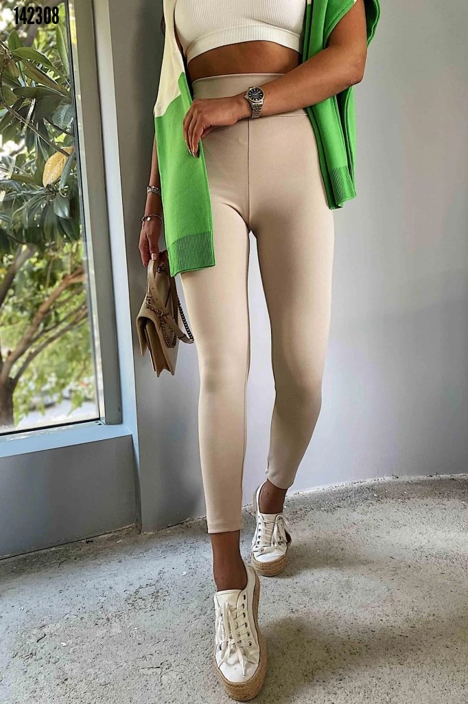 Kadın Yüksek Bel Fırsat Ürün Toparlayıcı Tayt