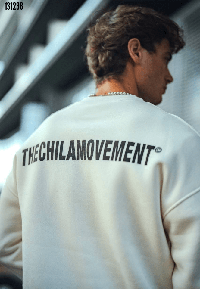 Kışlık Trend Bisiklet Yaka Oversize Baskılı SweatShirt