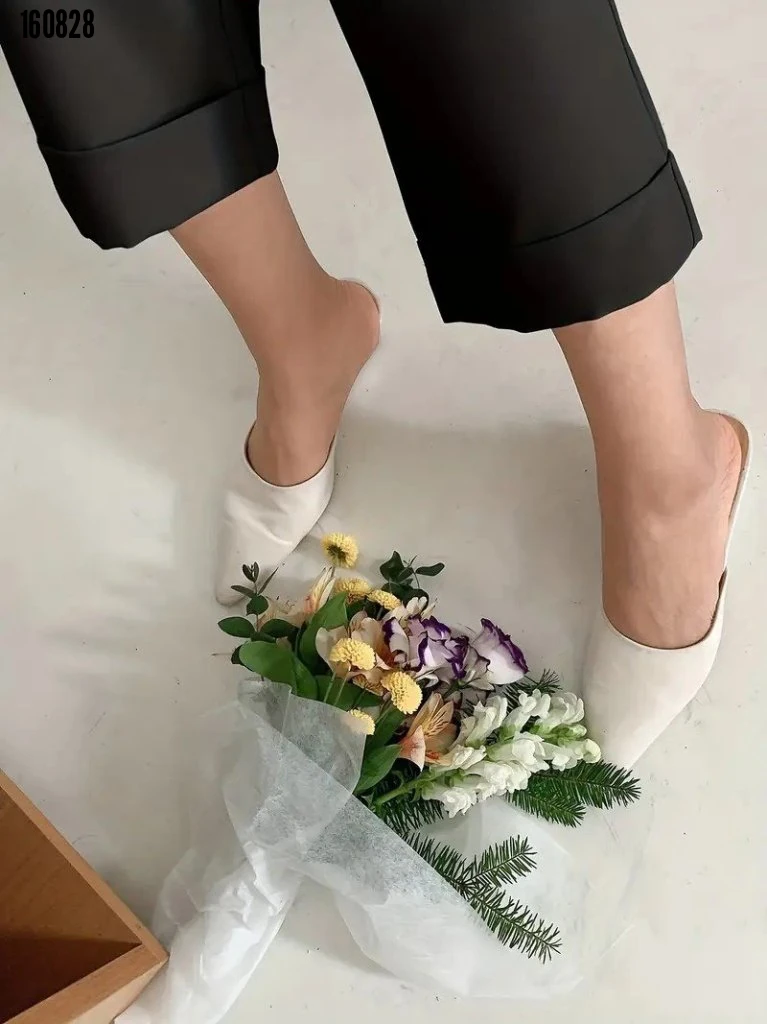 Kadın Yüksek Bel Cepli Atlas Pantolon