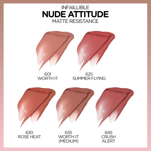 Loreal Paris Infaillible Matte Resistance 630 Rose Heat Likit Mat Ruj