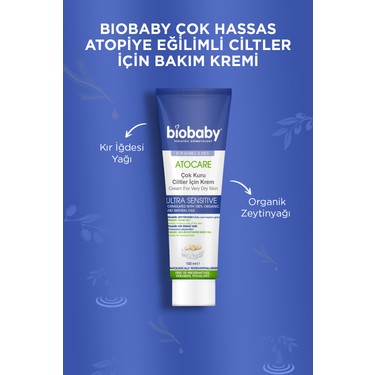 Biobaby Kuru Ve Atopik Ciltler Için Şampuan 300 Ml + Krem 100 ml Çok Kuru Ciltler Avantajlı Paket