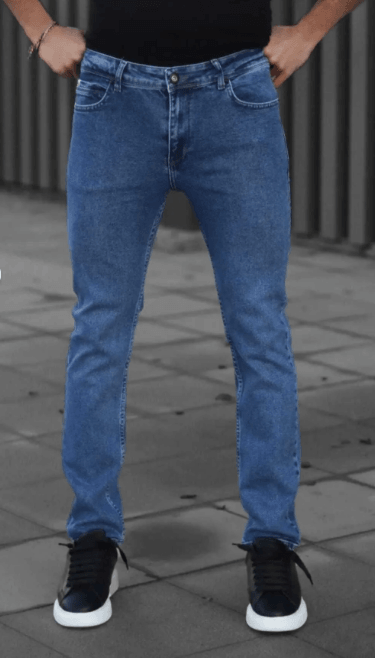 Siyah Likralı Skinny Fit Erkek Jean Erkek Kot Pantolon