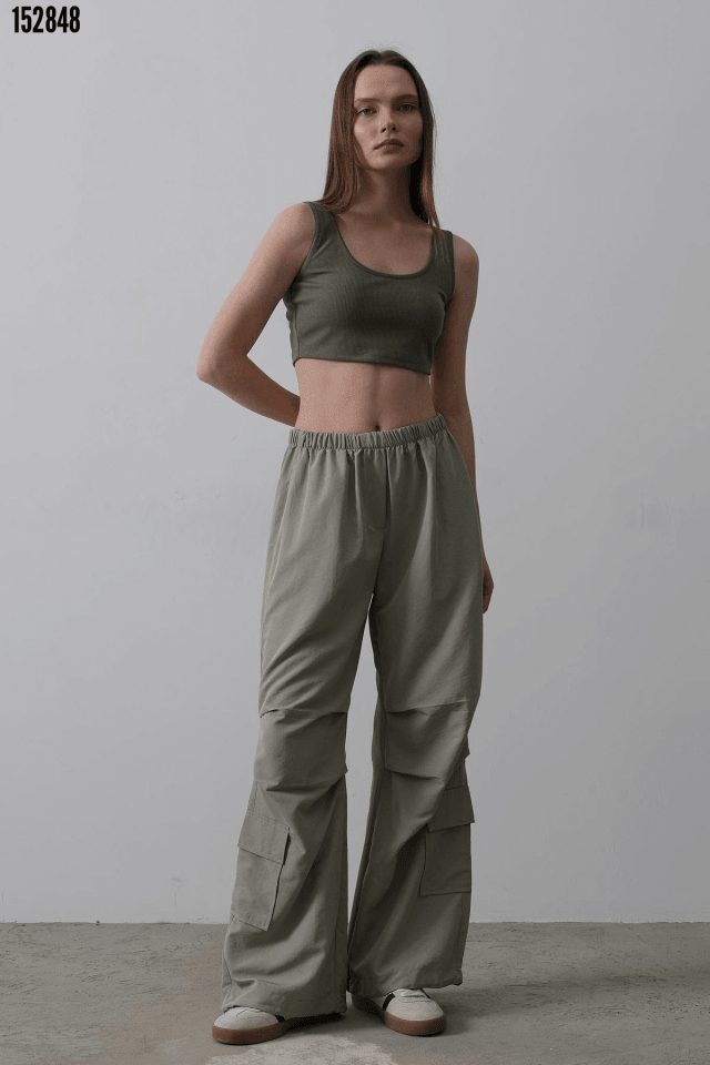 Kadın Trend Paraşüt Cargo Pantolon 