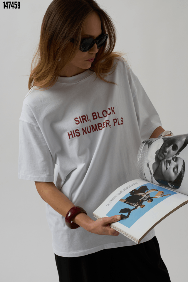 Ön Baskılı Oversize TShirt