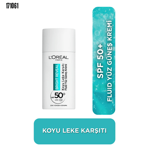 L'Oreal Paris Bright Reveal Koyu Leke Karşıtı 50 ml 50 Faktör Güneş Kremi