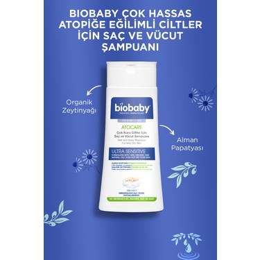 Biobaby Kuru Ve Atopik Ciltler Için Şampuan 300 Ml + Krem 100 ml Çok Kuru Ciltler Avantajlı Paket