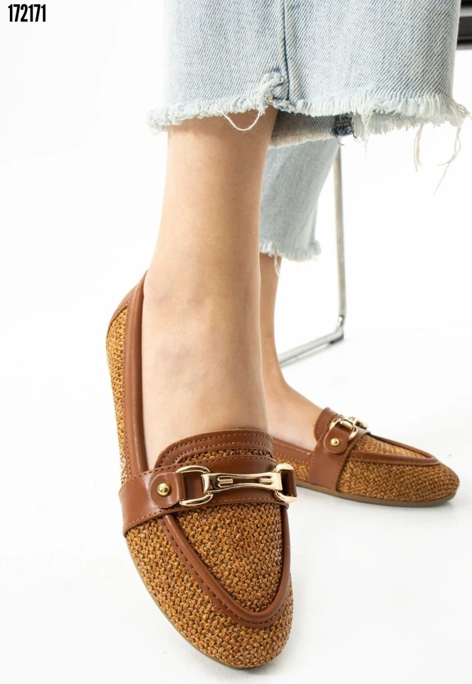 Rain Taba Cilt Babet Ayakkabı