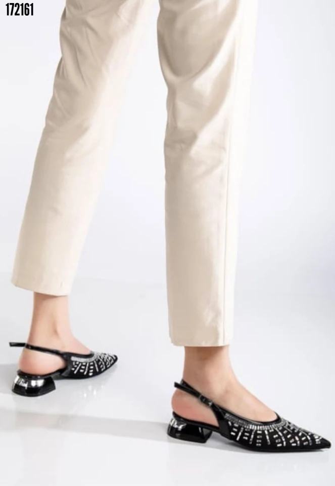 Piyar Taşlı Topuklu Ayakkabı