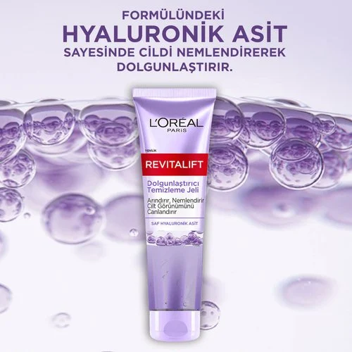 LOreal Paris Loréal Paris Revitalift Dolgunlaştırıcı Temizleme Jeli 150ml - Hyaluronik Asit