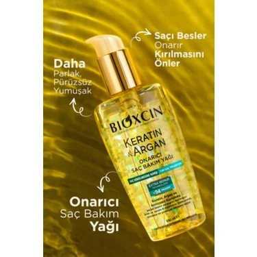 Bioxcin Keratin & Argan Onarıcı Saç Bakım Yağı 150 Ml 