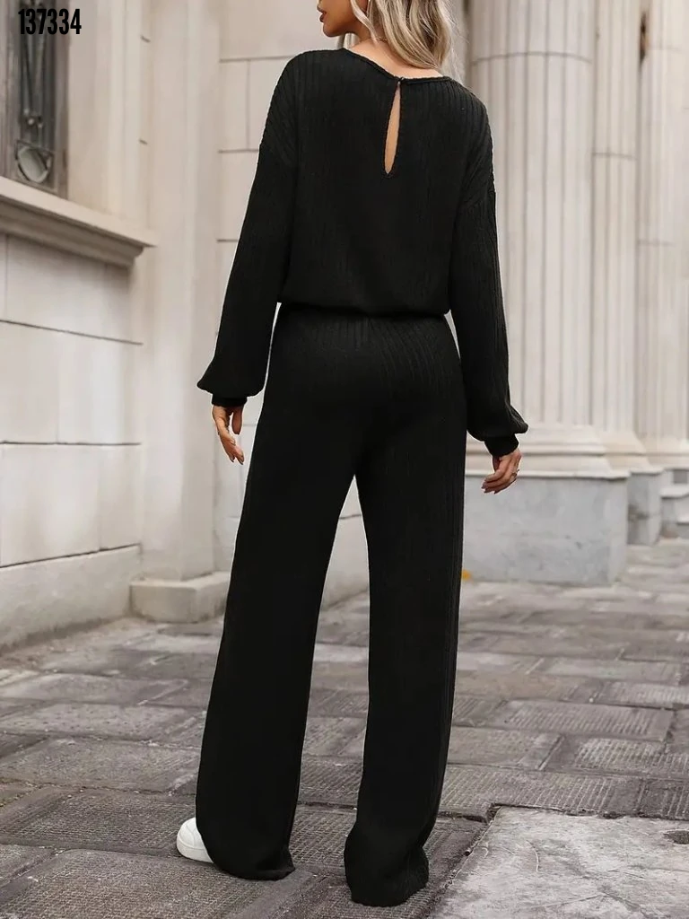 Kadın Dalgıç Bluz ve Pantolon İkili Takım