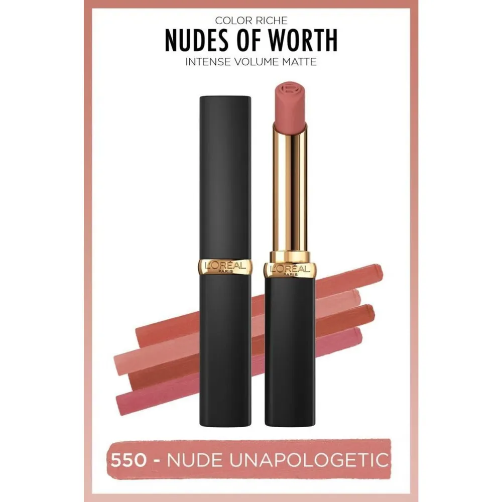 LOreal Paris Color Riche Intense Volume Matte Ruj - 550 Nude Unapologetic