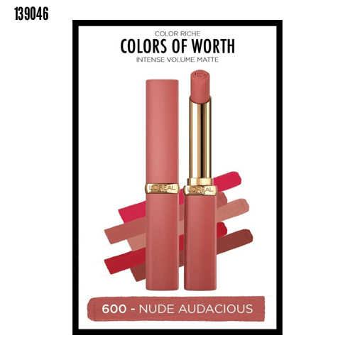 LOreal Paris Color Riche Colors Of Worth Intense Volume Matte Ruj - 600 Nude Audacious