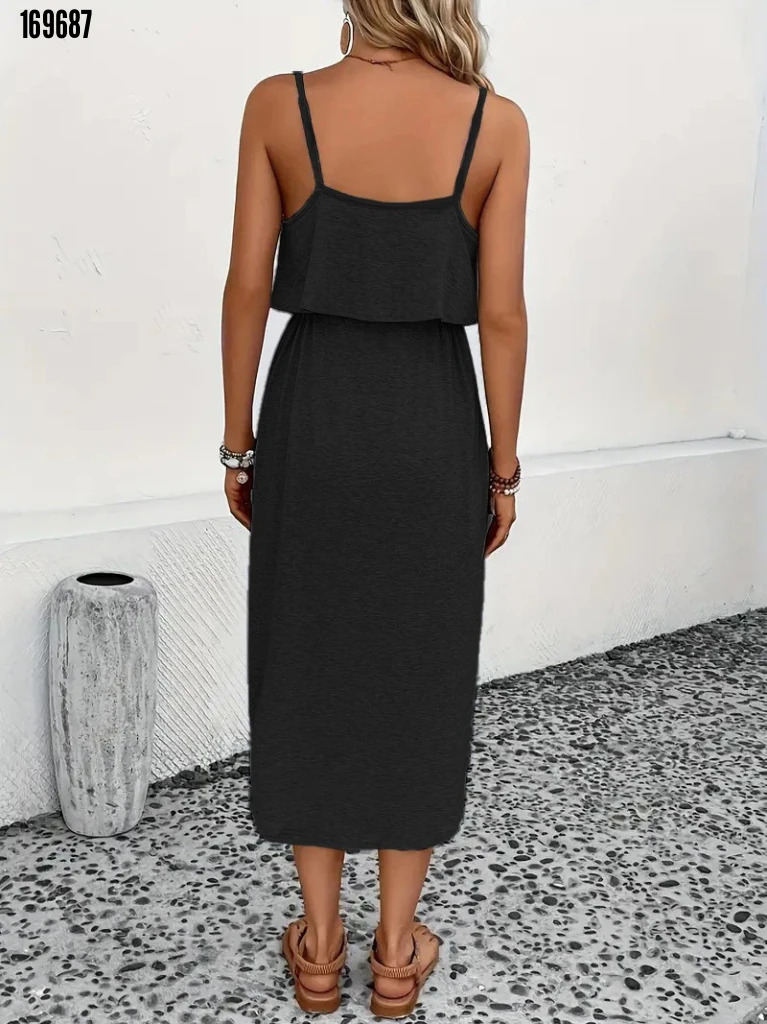 Kadın Viskon Bluz ve Bağcıklı Etek İkili Takım