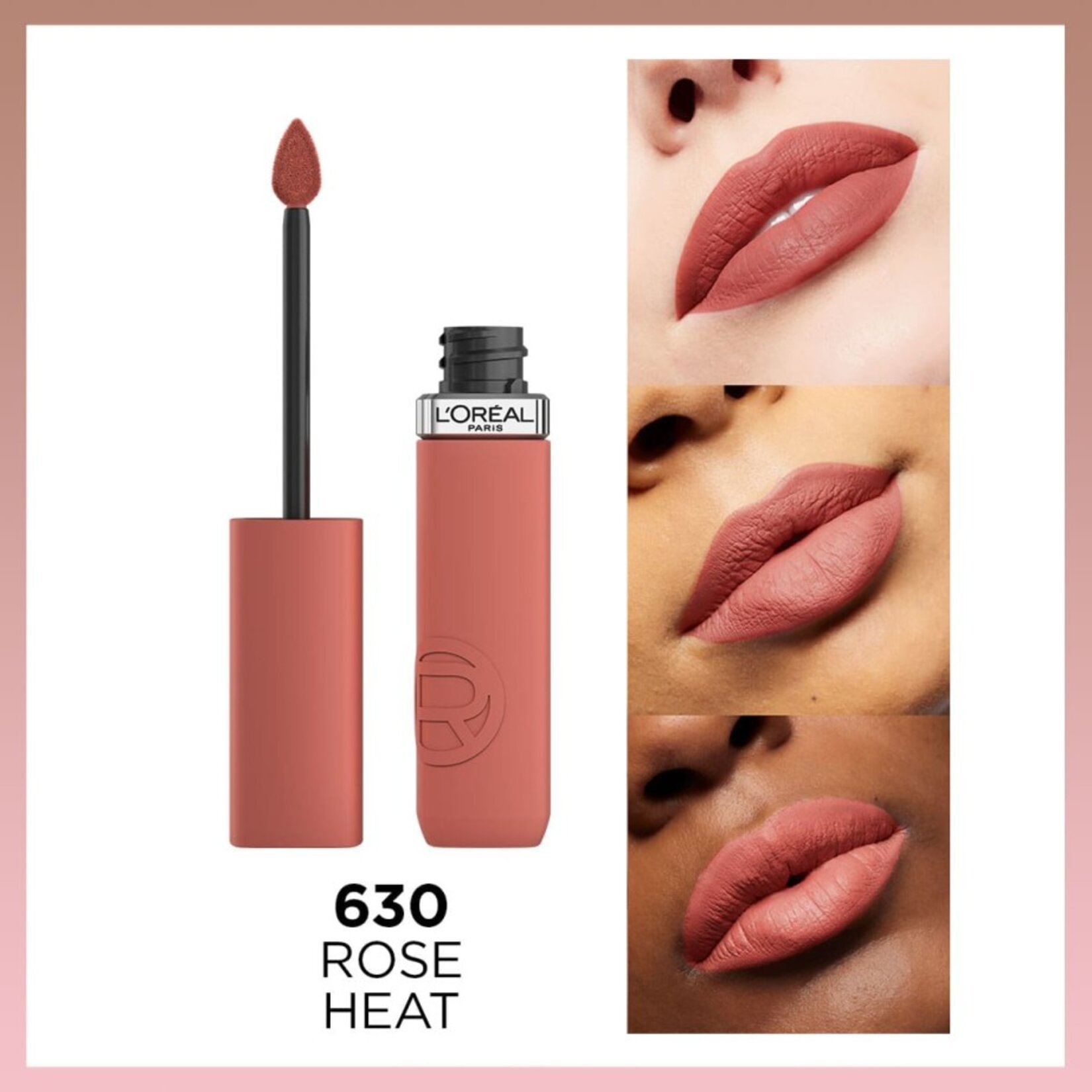 Loreal Paris Infaillible Matte Resistance 630 Rose Heat Likit Mat Ruj