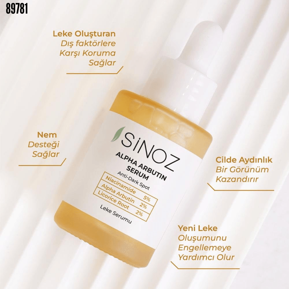 Sinoz Koyu Leke Karşıtı Arbutin Cilt Serumu 30 ML