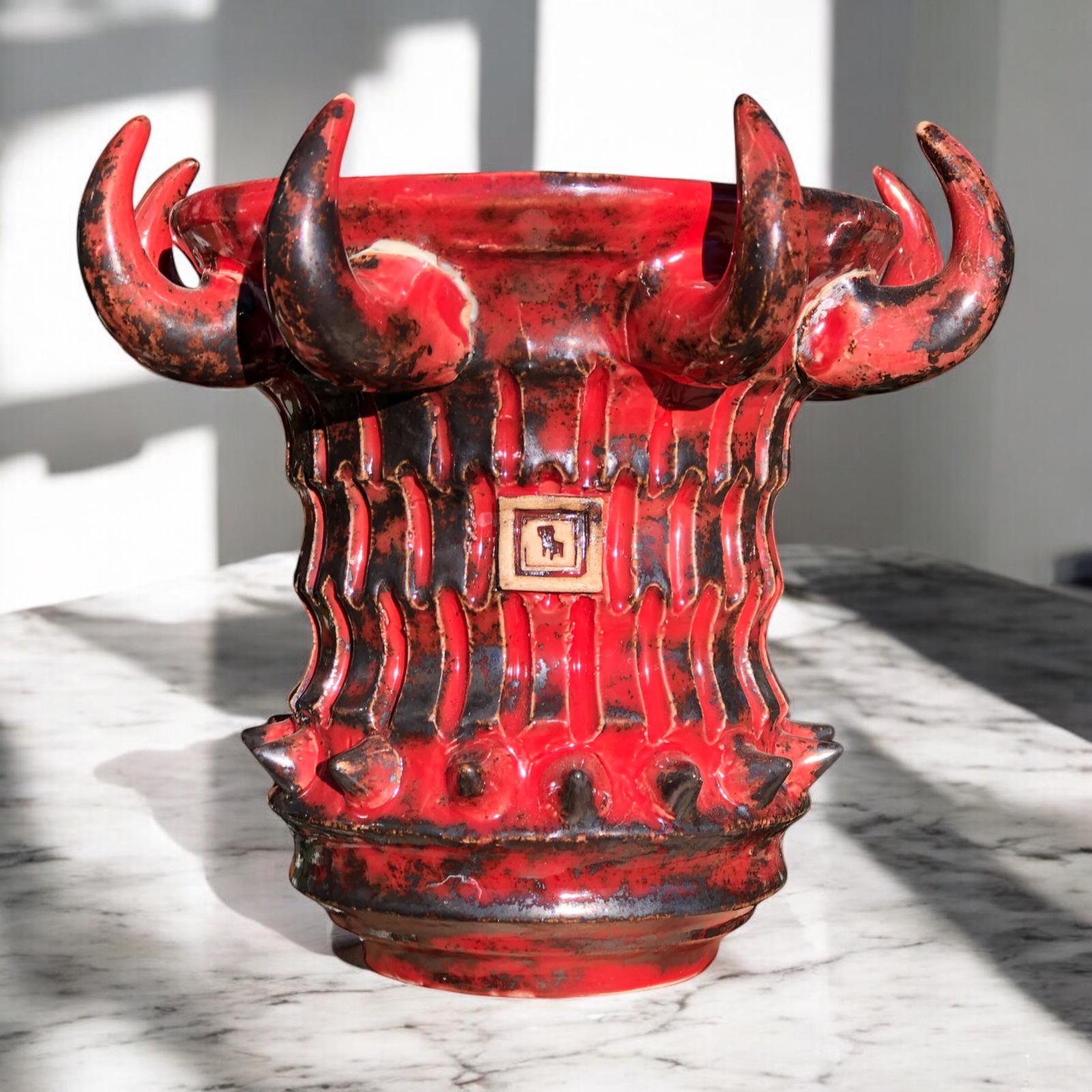 Red Octopus Saksı D:15,5 H:16