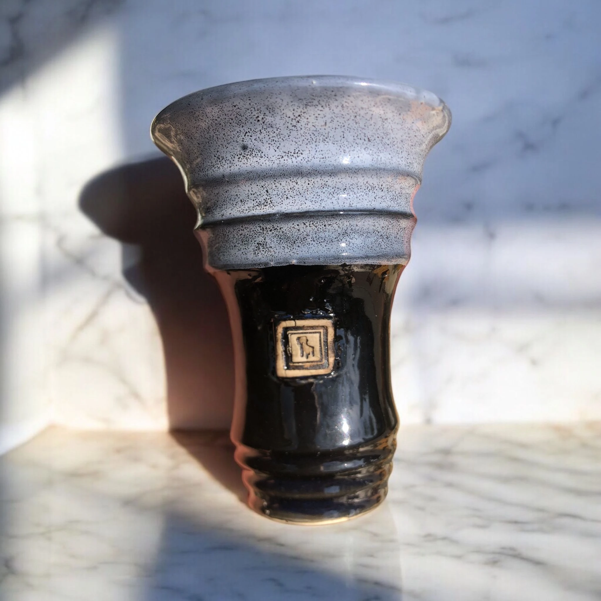 Black-Gray Saksı D:11 H:14