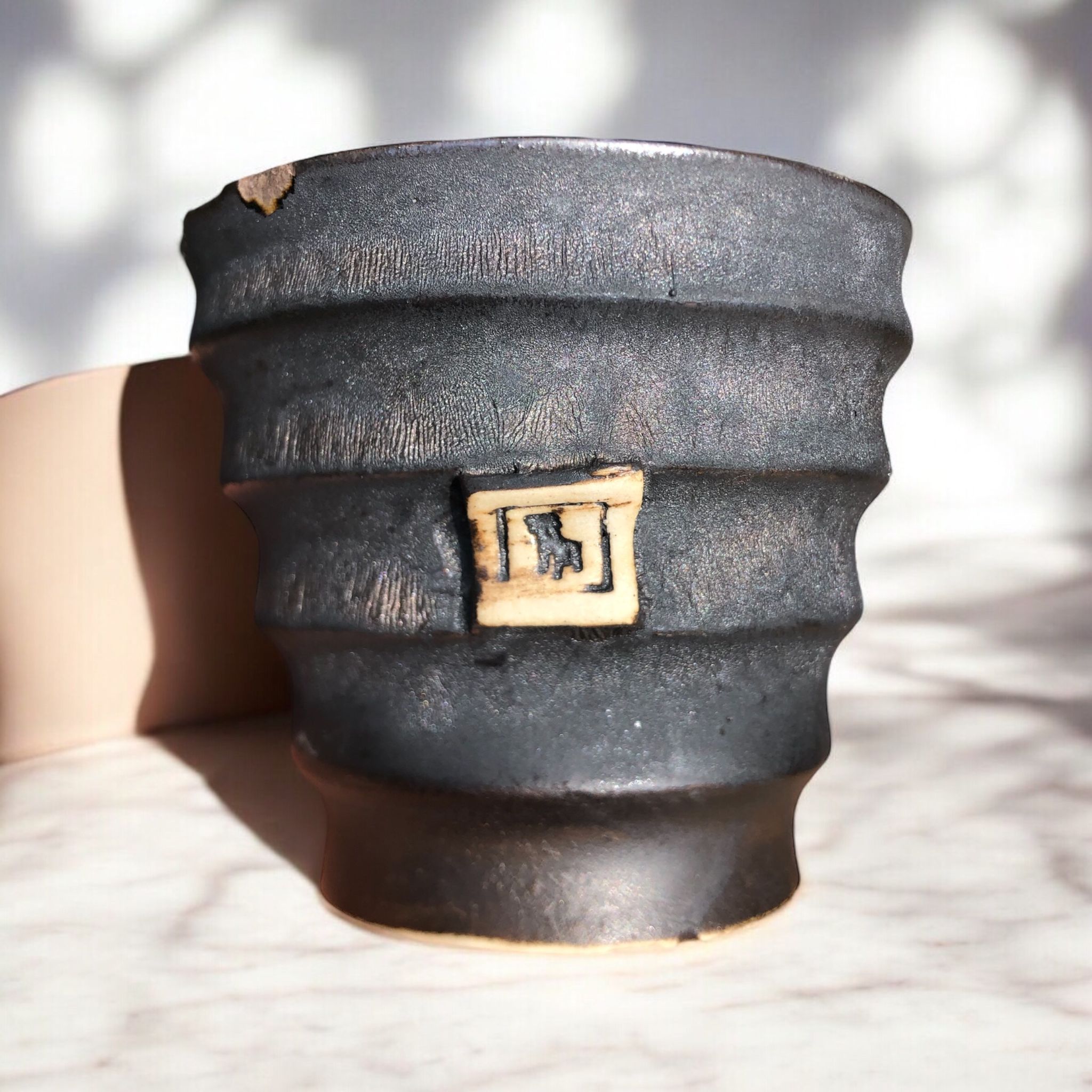 Mini Brown Saksı D:9 H:7,5