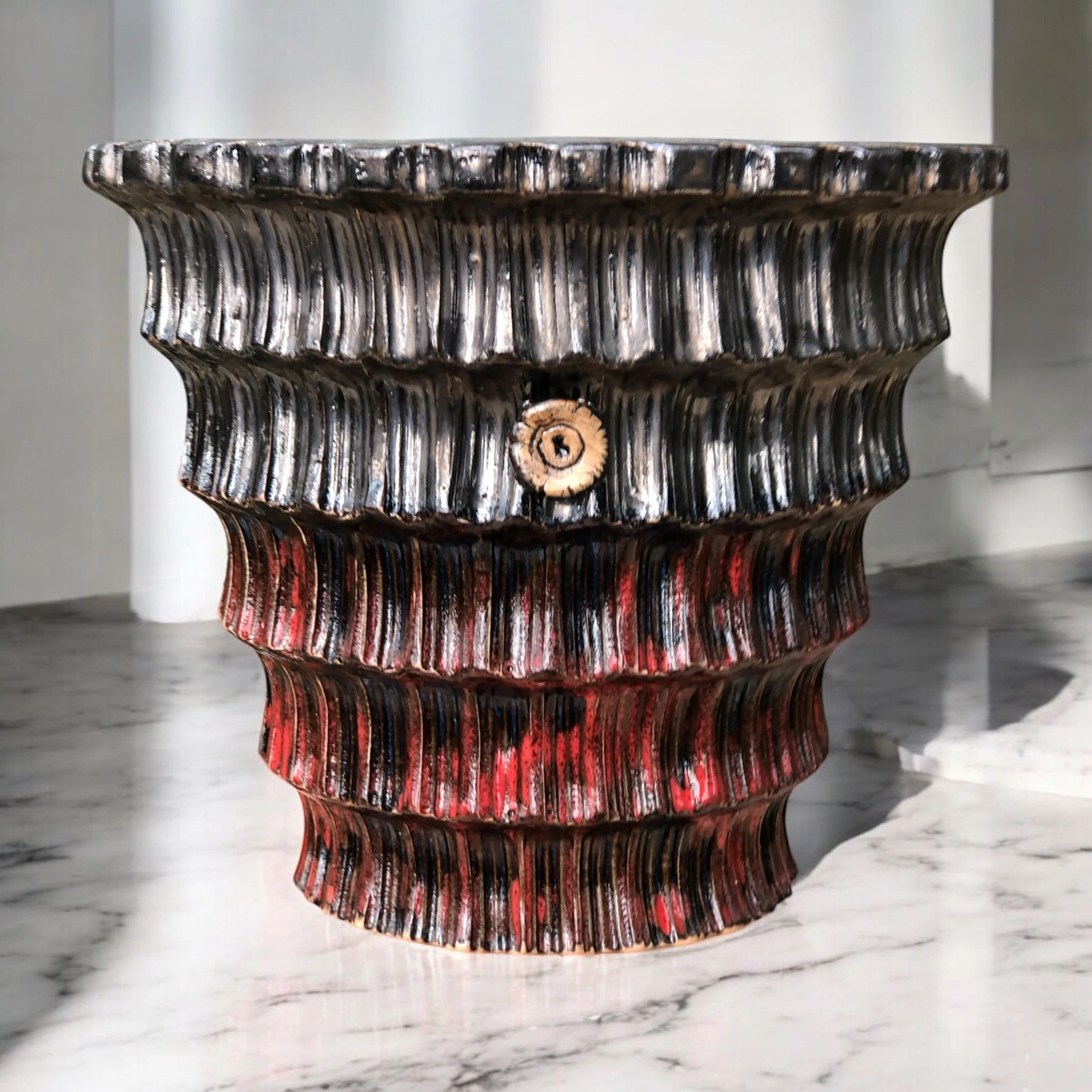 Red Oksit Koni Saksı D:20 H:16