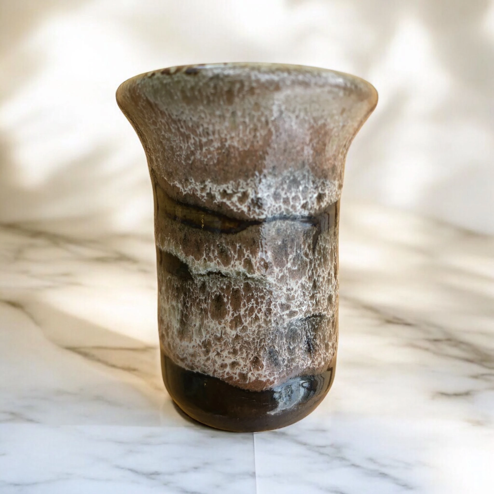 Mini Silindir Lava Brown Saksı D:7 H:9