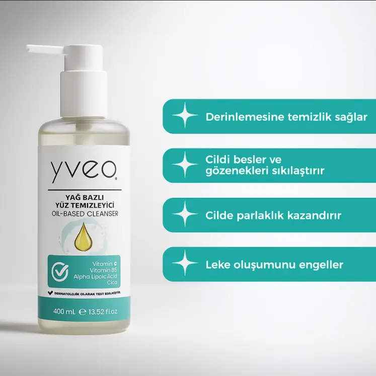 yveo - yağ bazlı yüz temizleyici