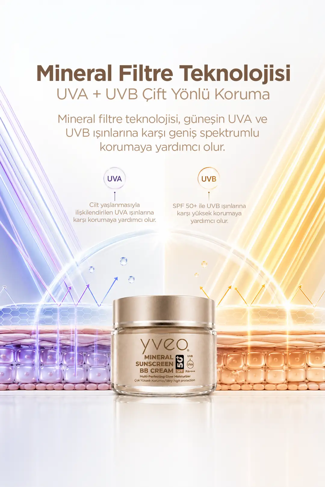 YVEO Mineral Filtre ve BB Krem Kapatıcılığı