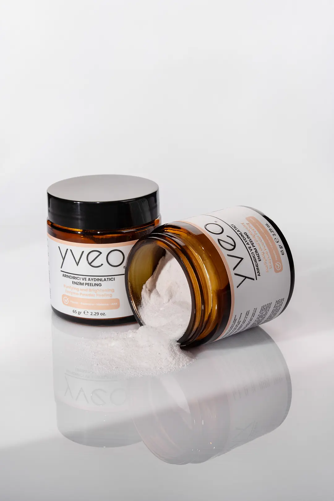 YVEO Arındırıcı ve Aydınlatıcı Enzim Peeling Tozu 65gr
