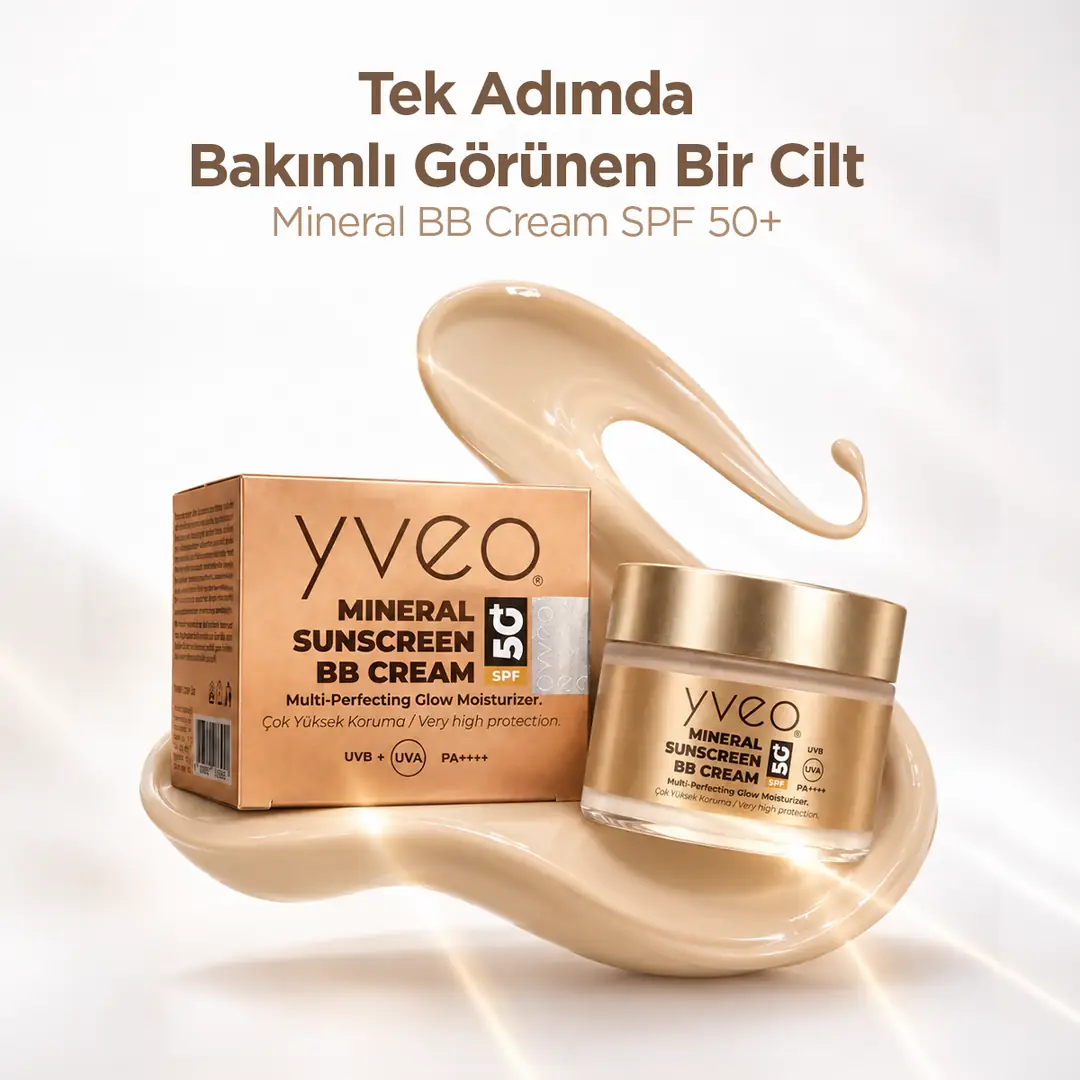 Beyazlık Bırakmayan YVEO Mineral Sunscreen BB Cream