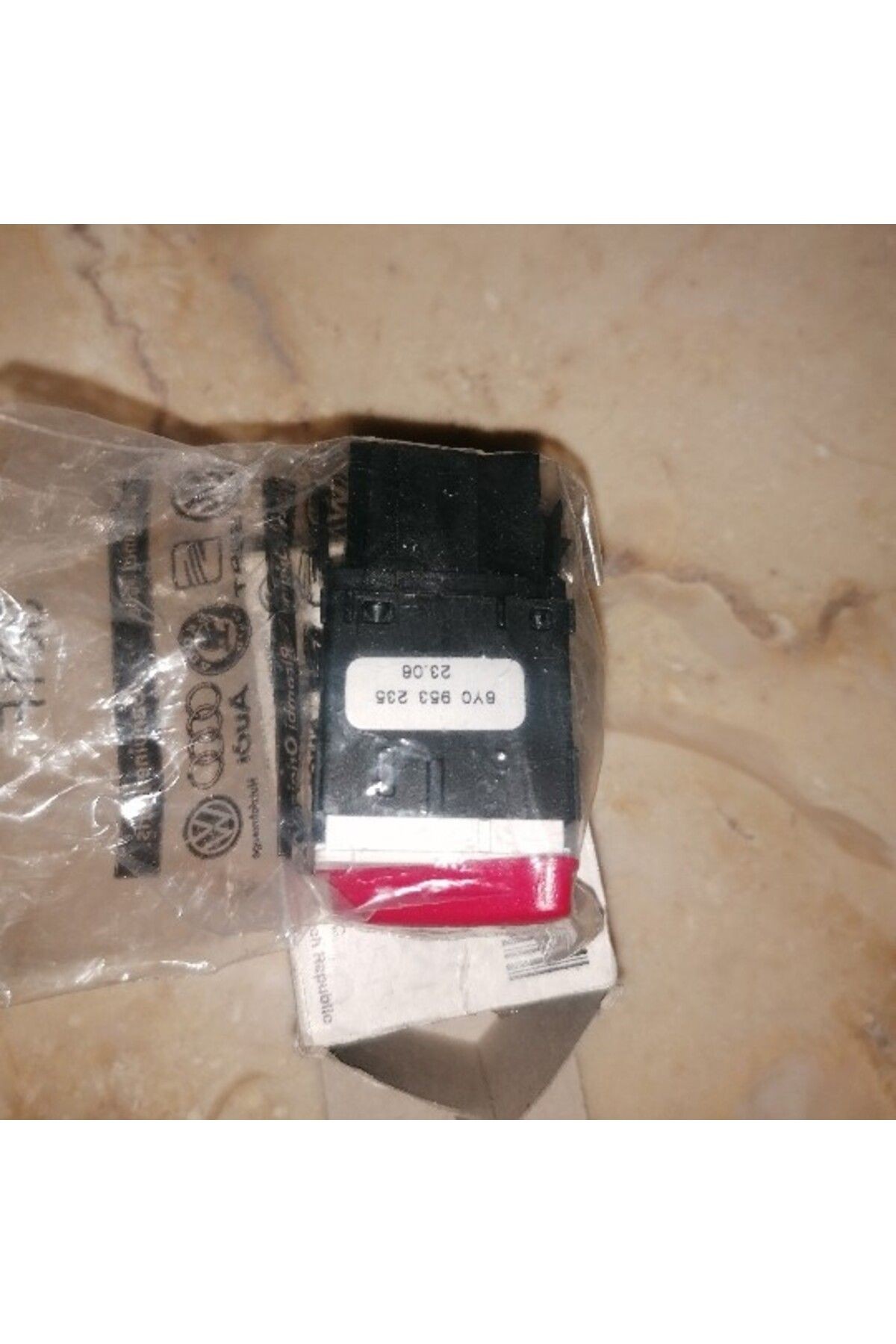 6Y0953235 300 VOLKSWAGEN T5 SKODA FABİA 1 DÖRTLÜ FLAŞÖR DÜĞMESİ ORİJİNAL Uyumlu