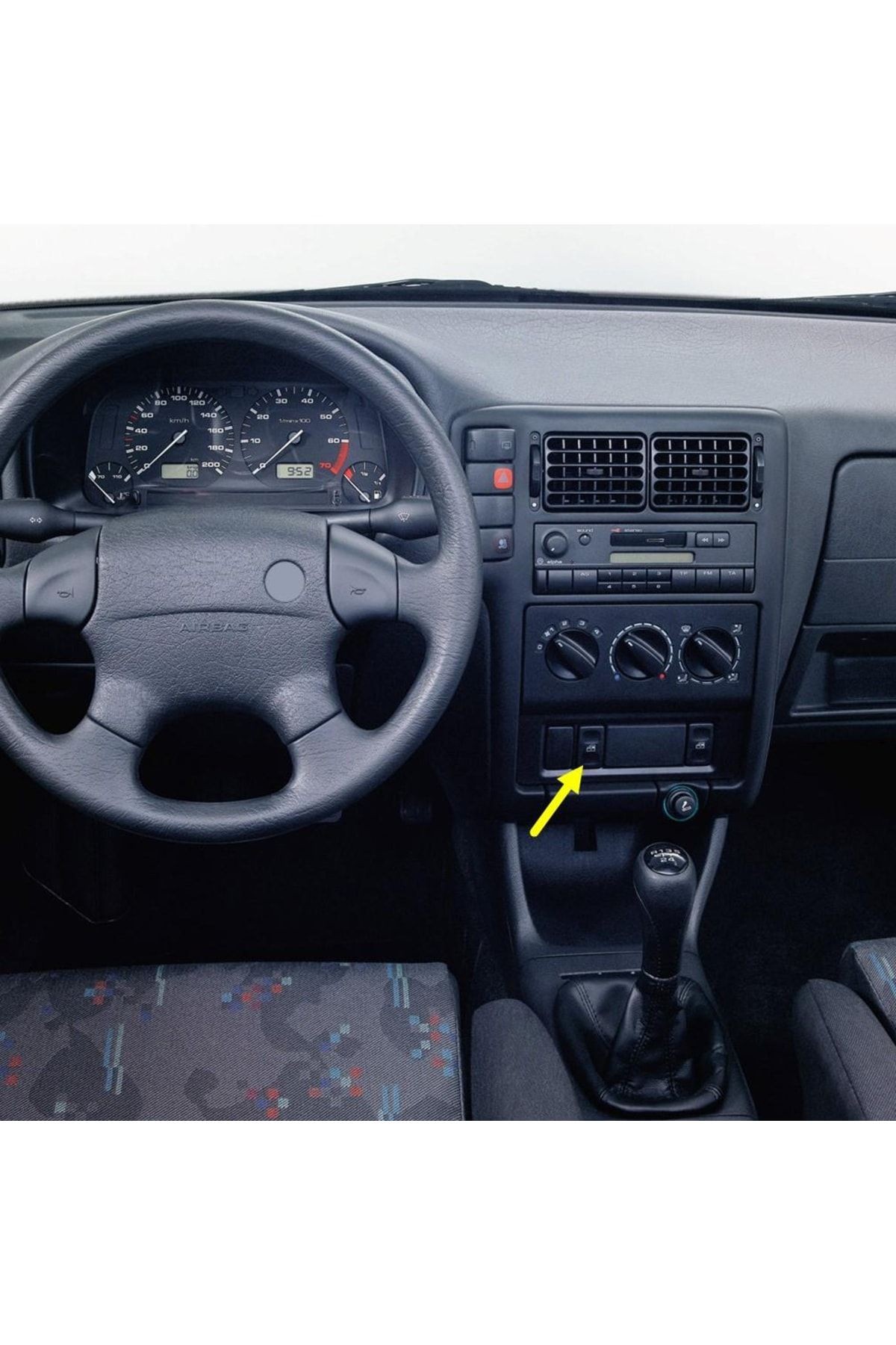 6k0959855a Seat Inca 1996-2003 Sol Ön Kapı Cam Açma Düğmesi Tuşu  Uyumlu