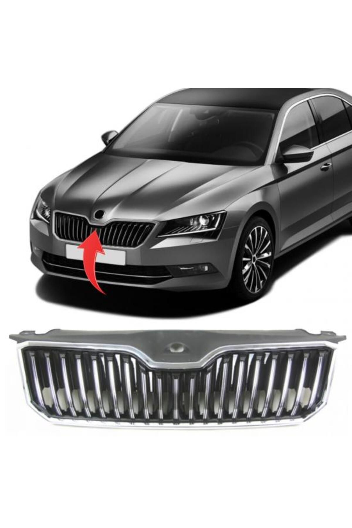 3T0853668B ön panjur sıfır kromluFavori skoda süperb 13/15 arası Uyumlu  ORIJINAL
