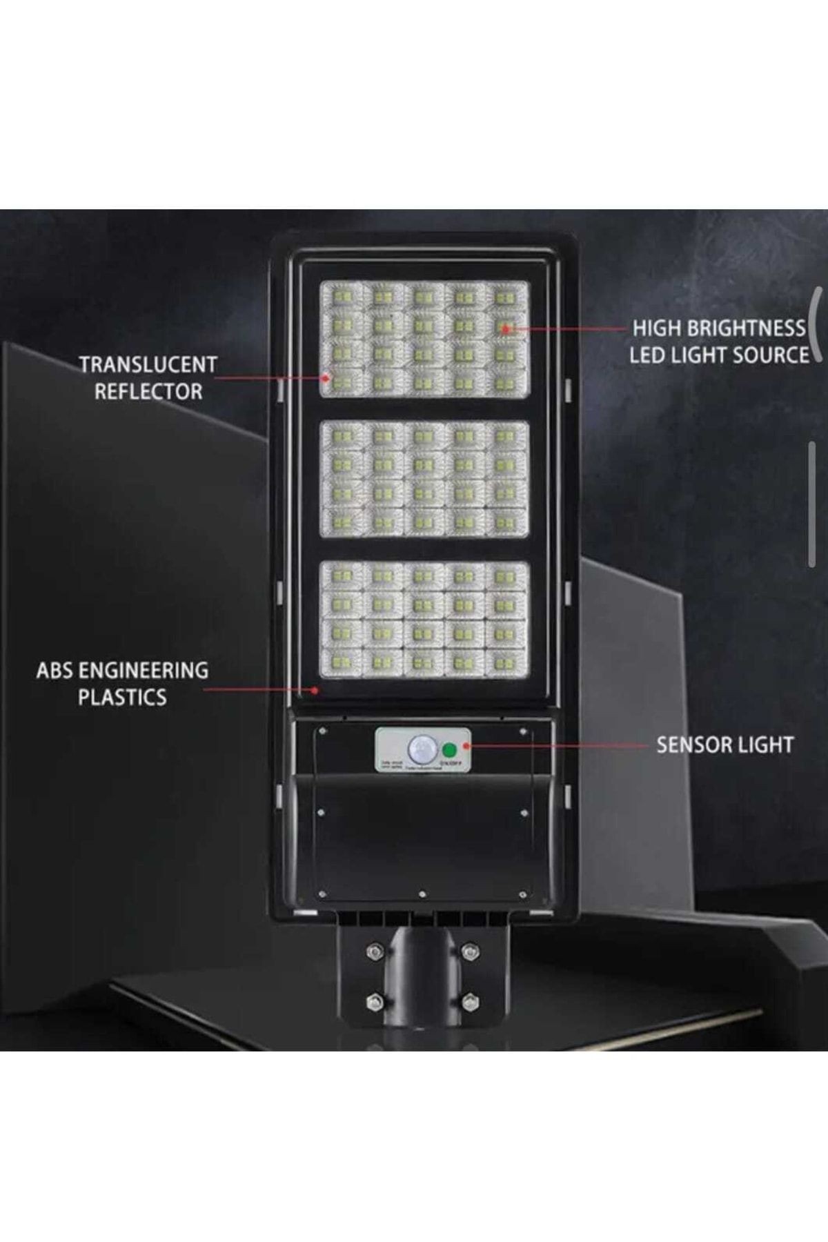 60w Güneş Enerjili Bahçe-park Lambası (su Geçirmez Led)