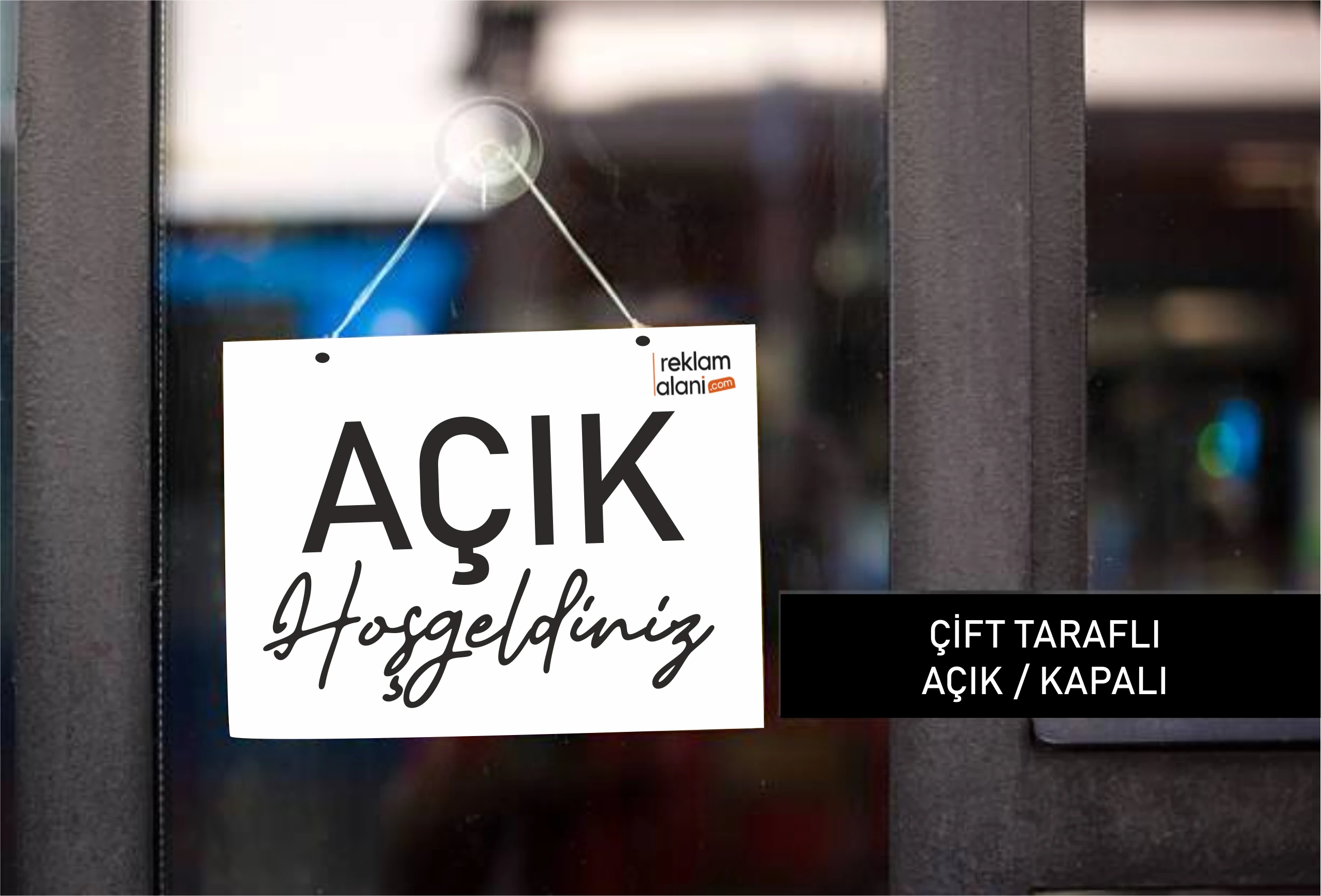 Cafe, Restoran, Büfe Kapı Duvar Pano Karşılama Kapı Tabelası