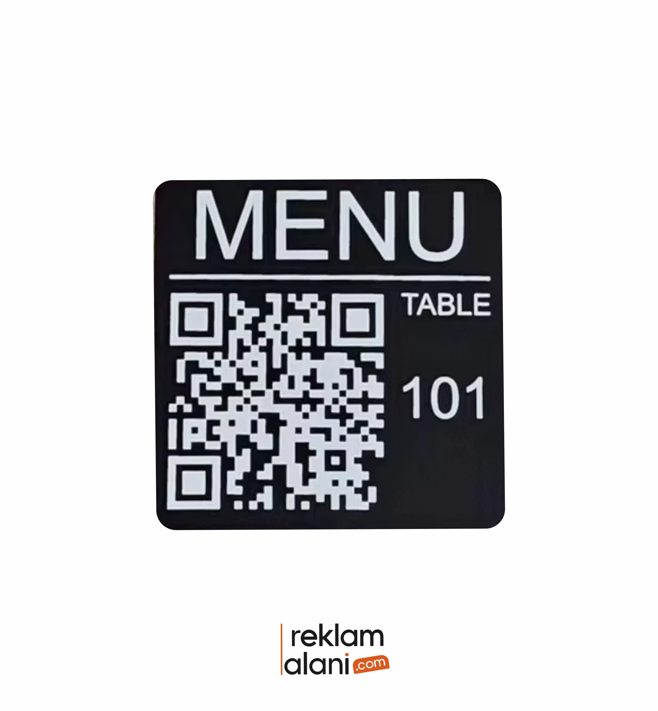 Cafe/Restorant QR MENÜ 6x6cm
