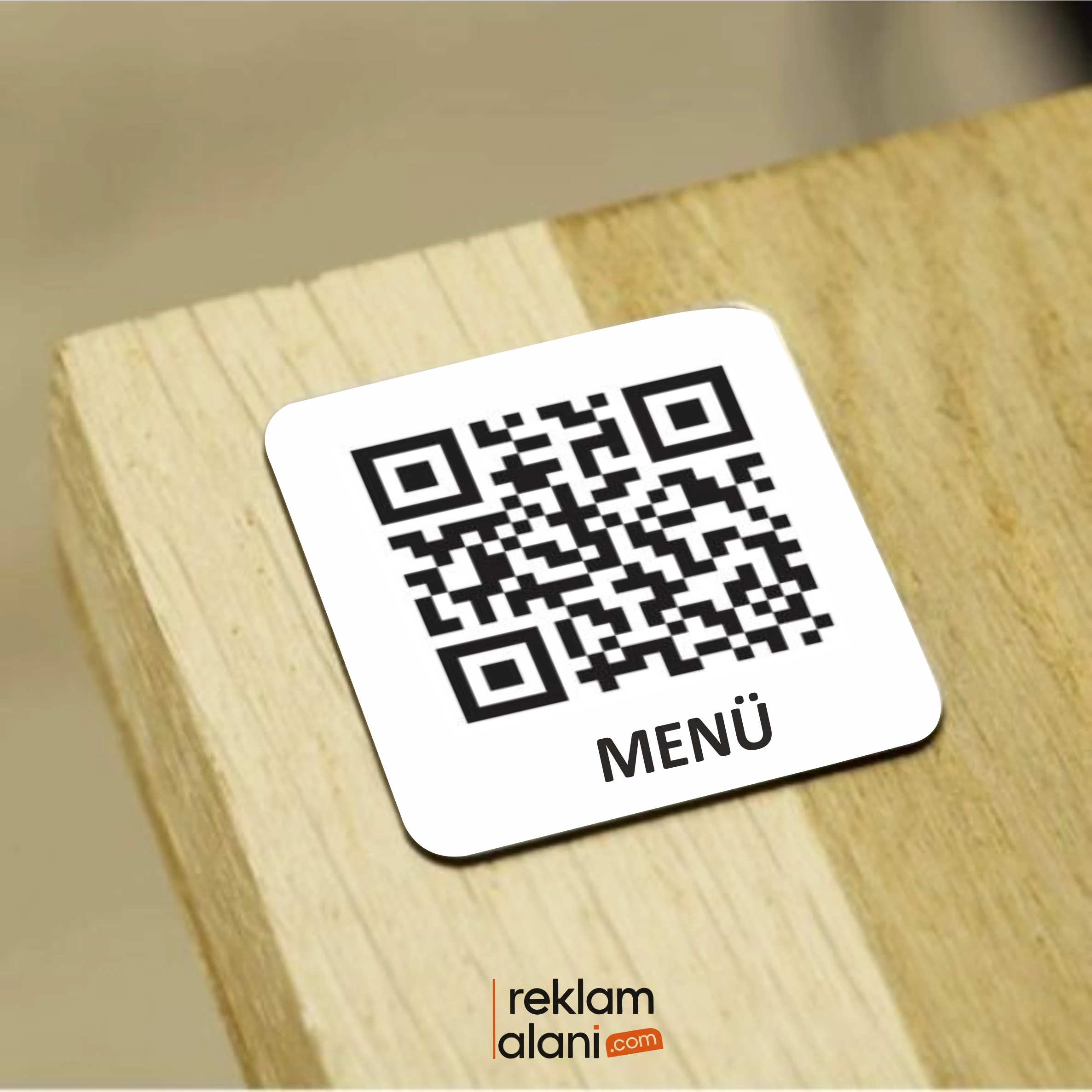 Cafe/Restorant QR MENÜ 6x6cm