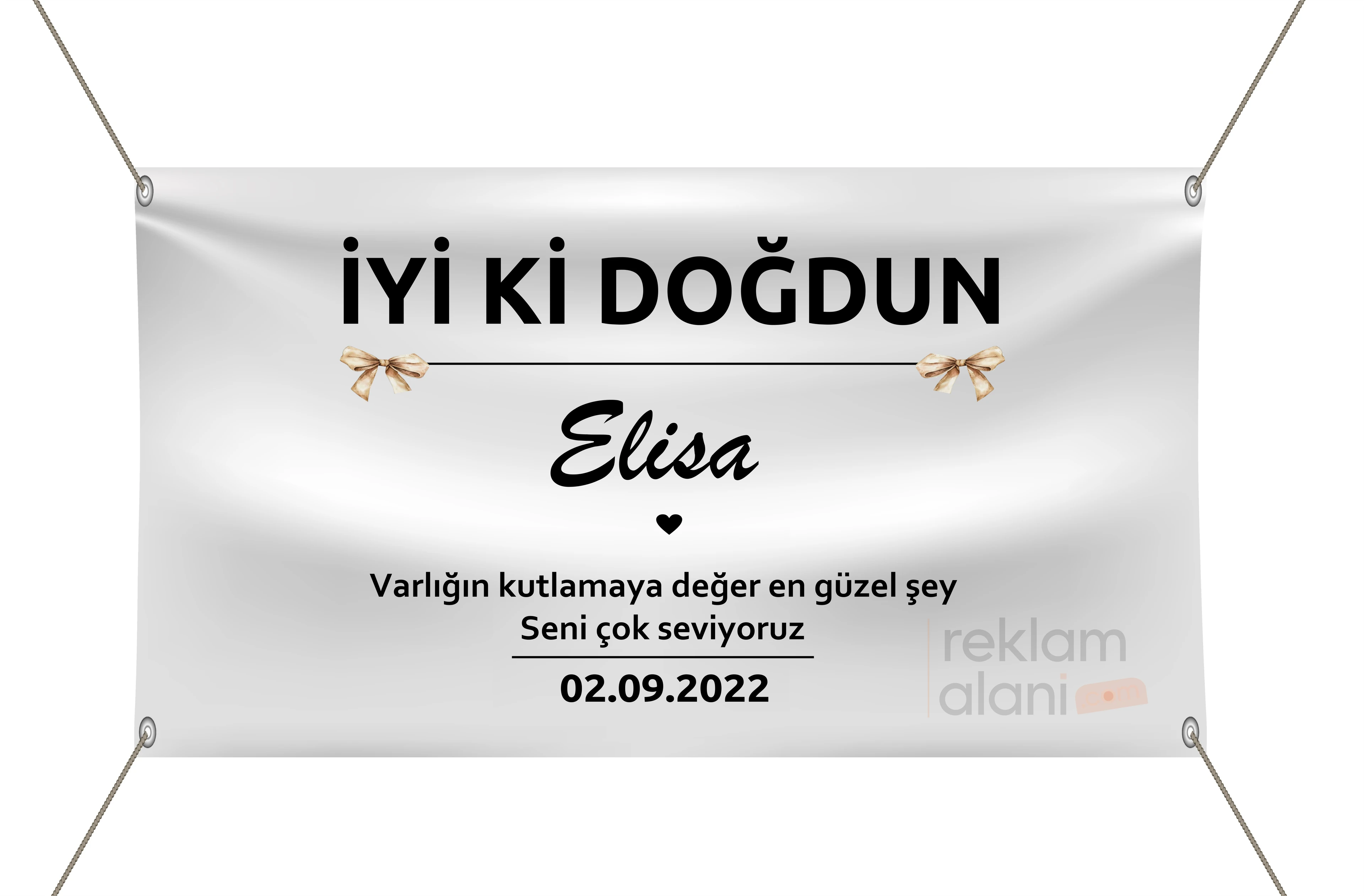 Doğum Günü Afiş / Branda / Pankart