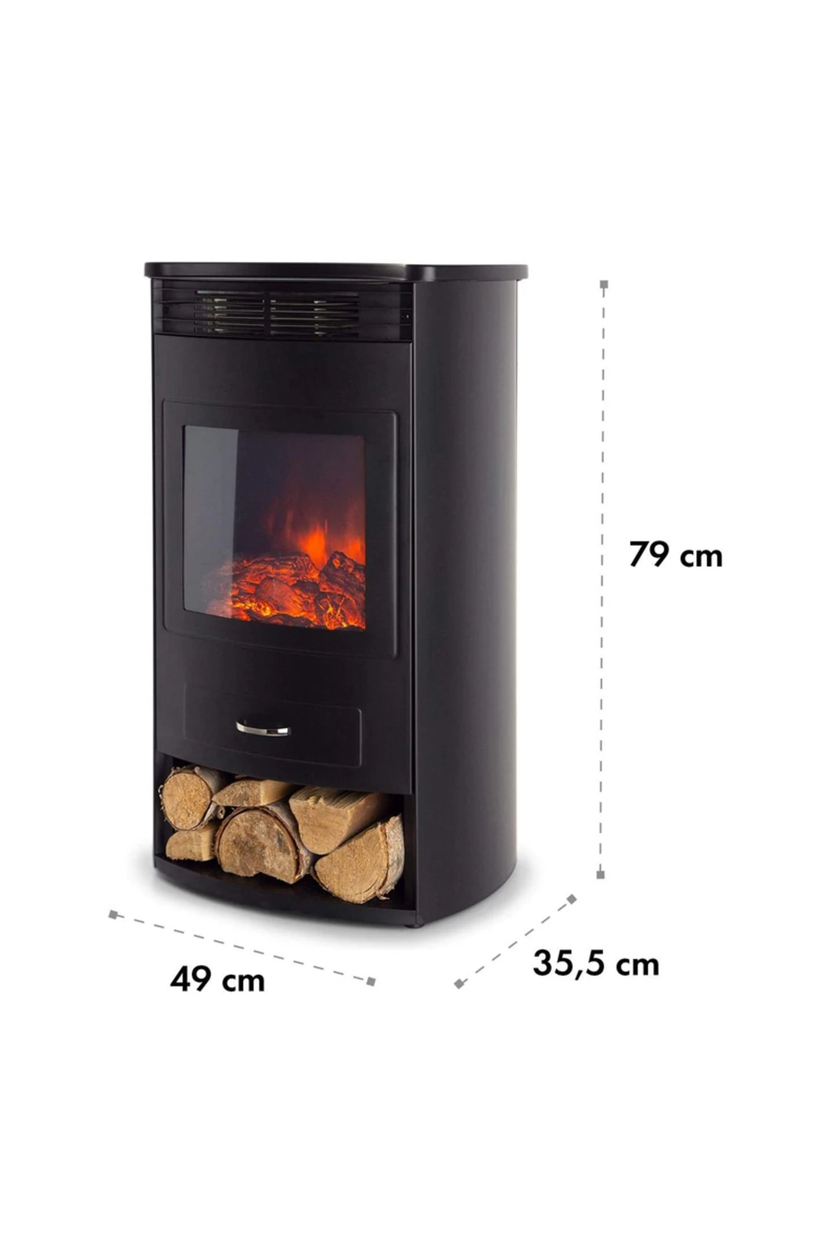 DLC MADERA ELEKTRİKLİ ŞÖMİNE 1800 WATT WIFI APP TELEFON KONTROL