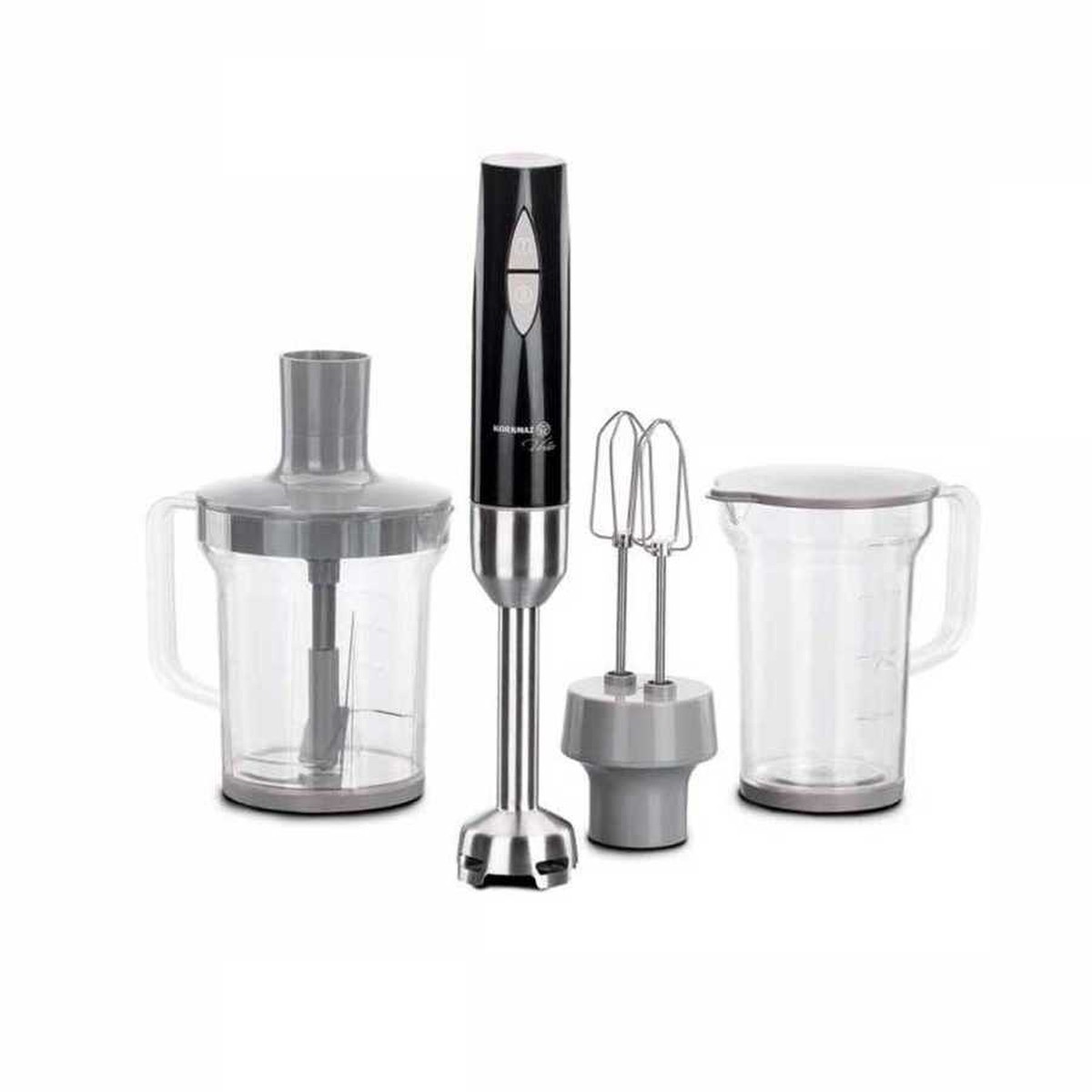 Korkmaz Vertex Mega Blebder Set Inox Siyah
