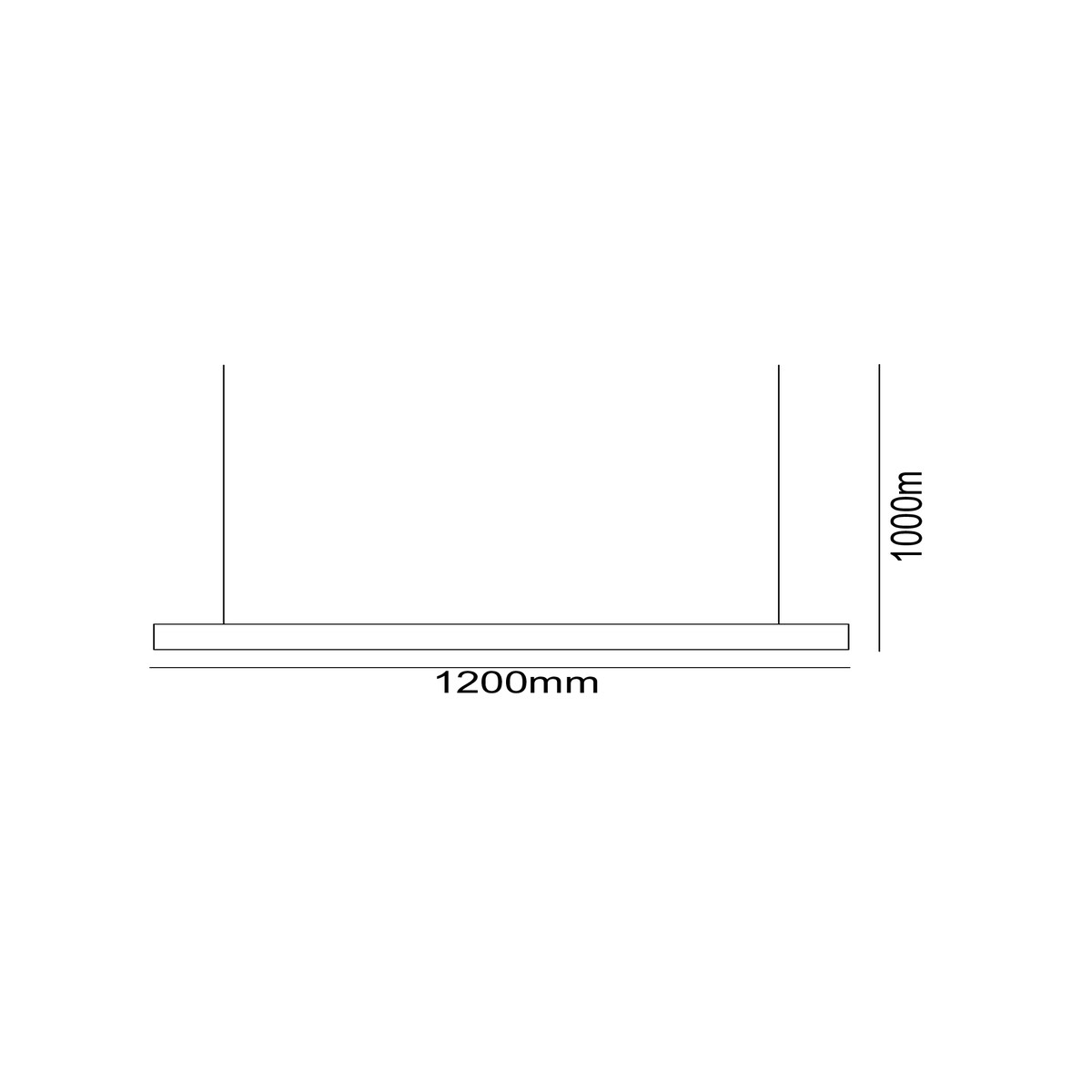 Linear Sarkıt Antrasit 120Cm 3000K