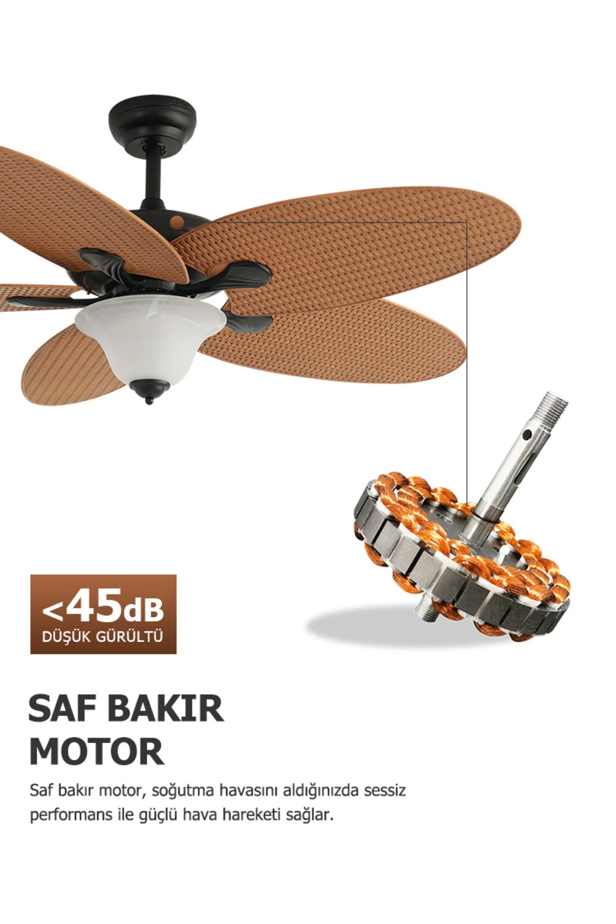 Dlc Carpınteıro Tavan Vantilatörü 132 Cm
