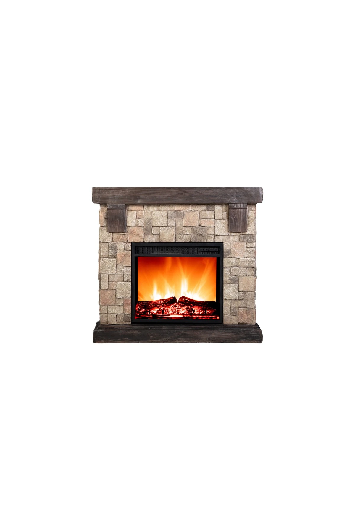 DLC CARDIFF POLİSTON ELEKTRİKLİ ŞÖMİNE 1800W FANLI ISITICI