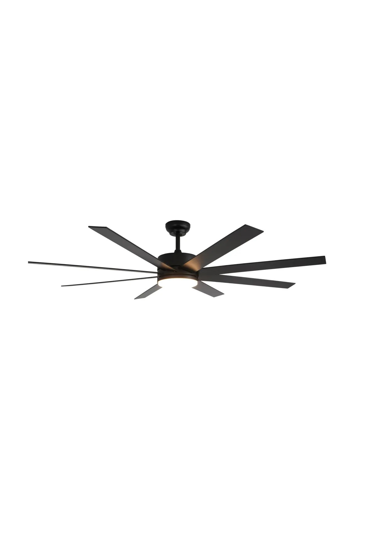 Dlc Zephyr Siyah Tavan Vantilatörü Led 162Cm