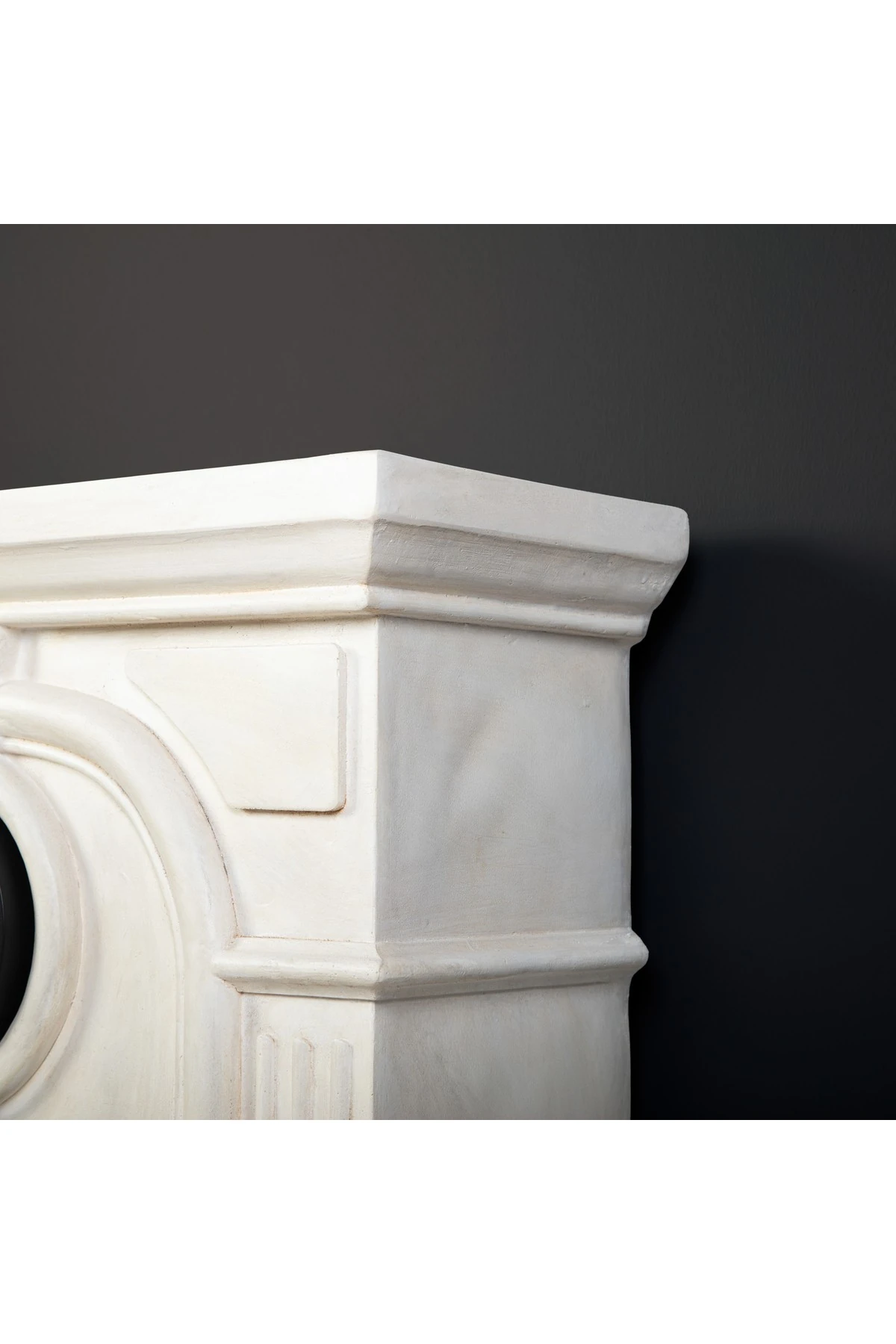 DLC LONDON GERÇEK SAAT DEKORLU POLİSTON ELEKTRİKLİ ŞÖMİNE 1800W FANLI ISITICI