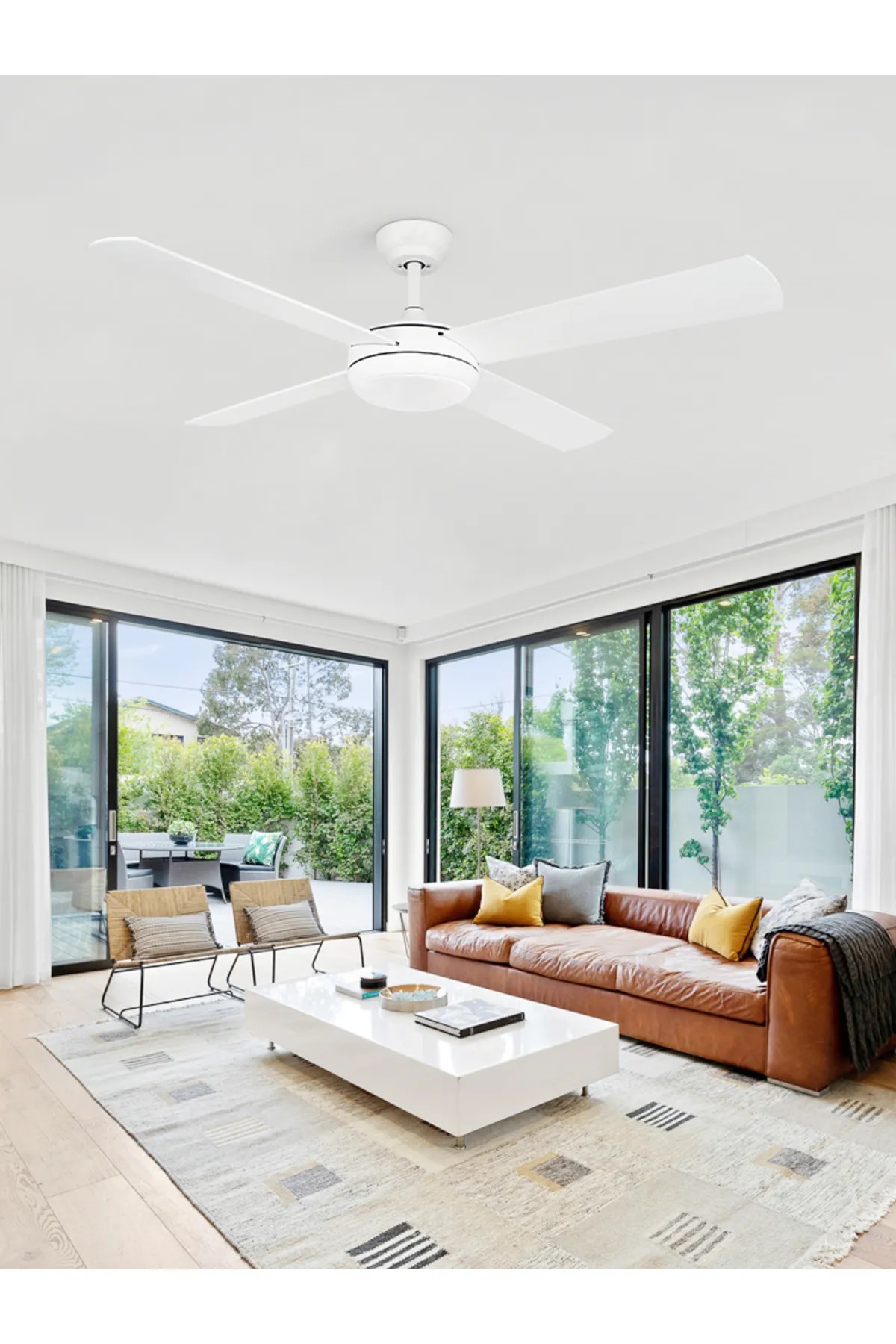 Dlc Levante Led Tavan Vantilatörü Beyaz 122 Cm
