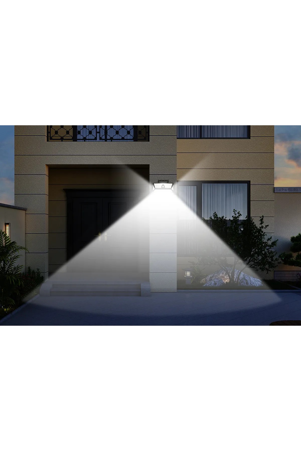 DLC UZAKTAN KUMANDALI ŞARJLI SOLAR APLİK 600LM