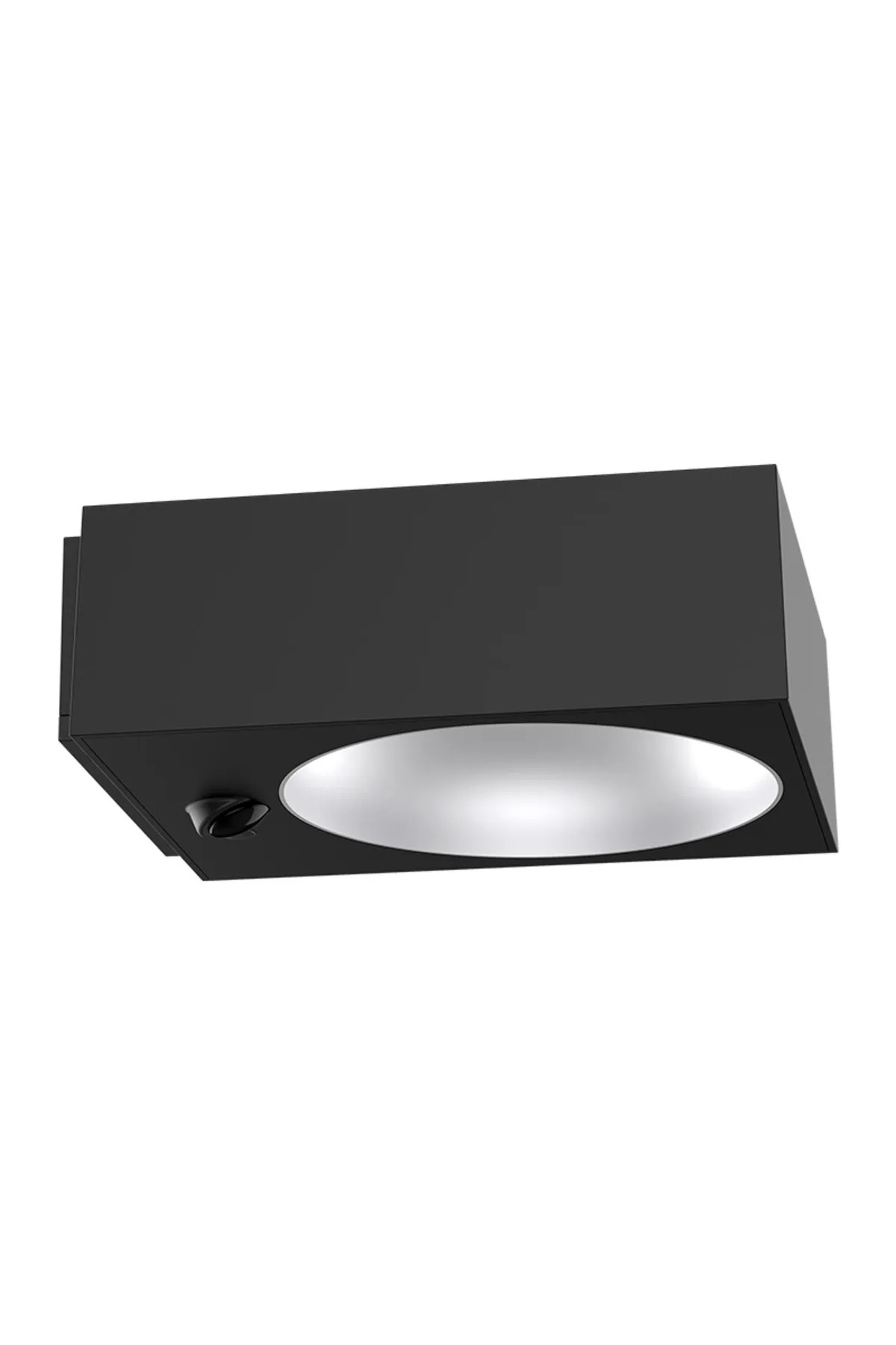 DLC SOLAR LED HAREKET SENSÖRLÜ KARE APLİK SİYAH 1000 LÜMEN